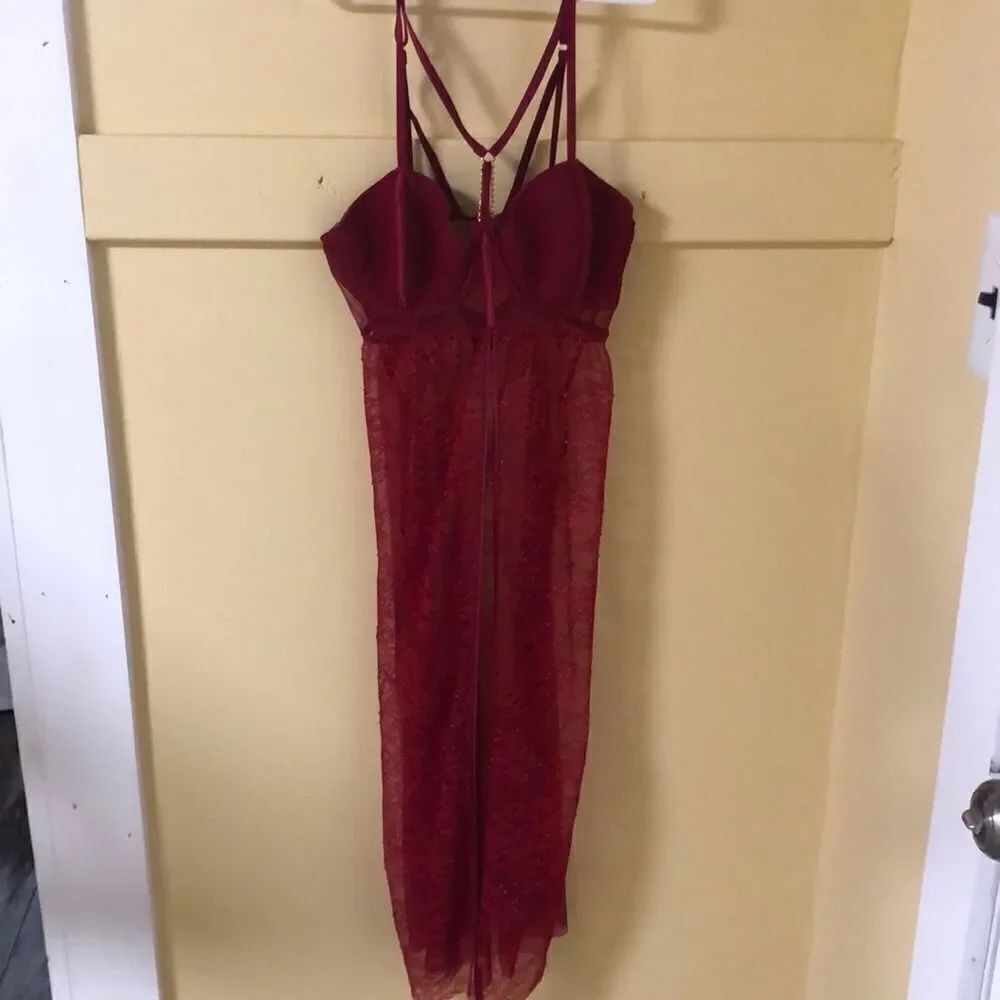 Victorias Secret Sheer Lingerie Strappy Bra